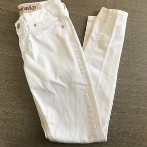 Pookie Loves Sebastian White Skinny Jeans Sz 0